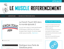 Tablet Screenshot of lemusclereferencement.com